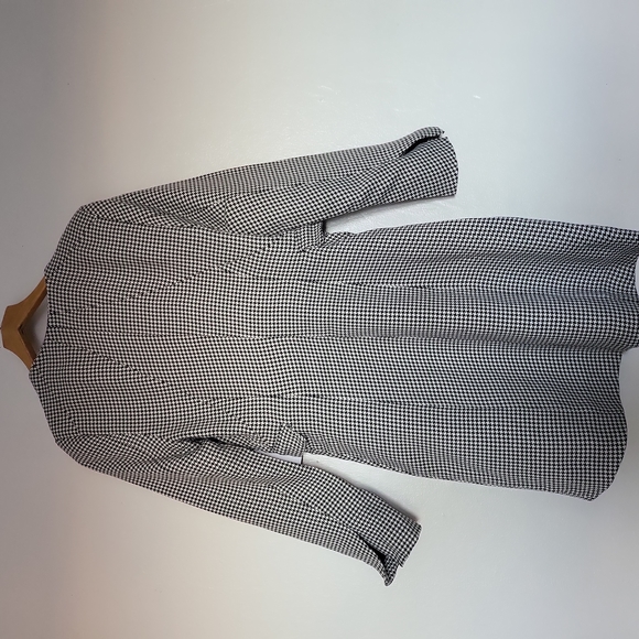 NWT JASON WU HOUNDSTOOTH LONG SLEEVE DRESS.SZ-M - Picture 2 of 8